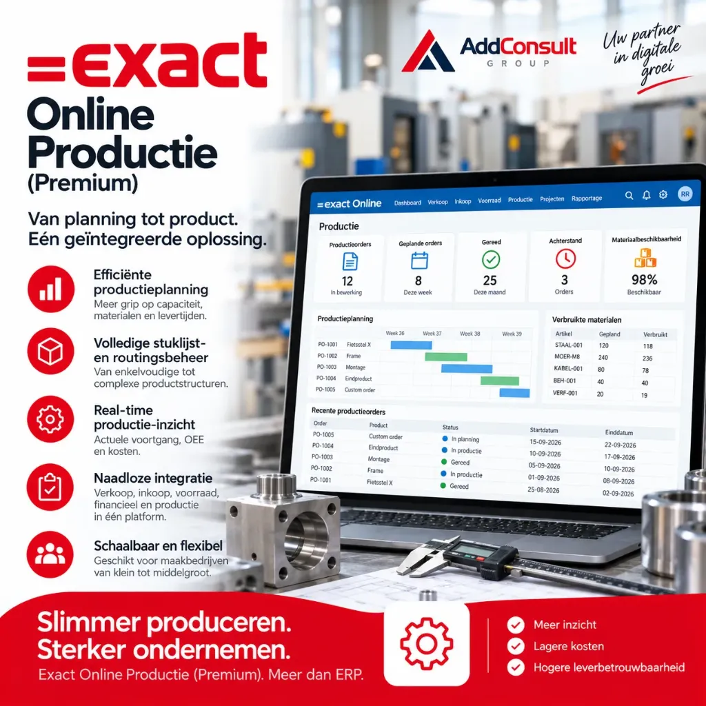 Exact Online Productie (Premium)