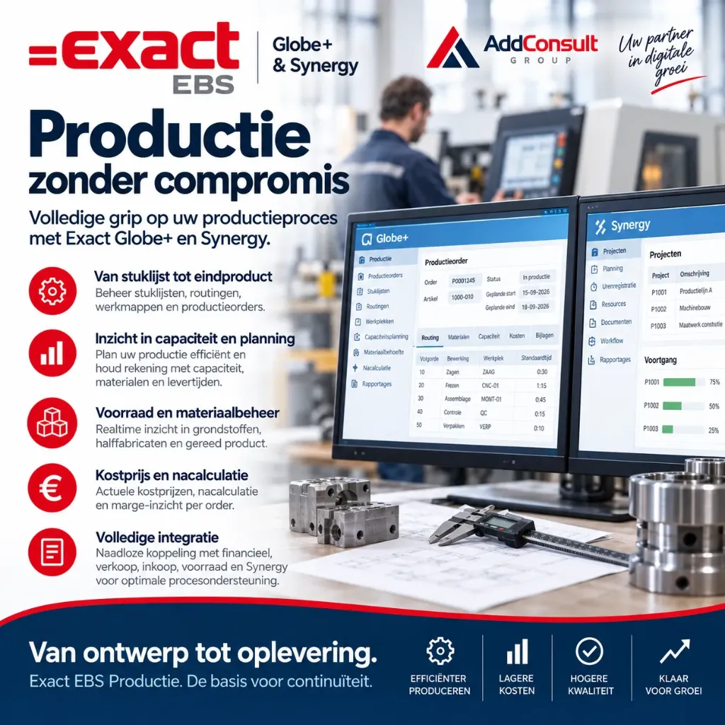 Exact EBS Productie (Globe+ & Synergy)