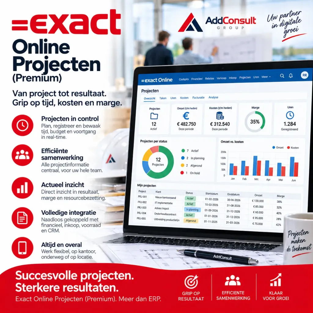 Exact Online Projecten (Premium)
