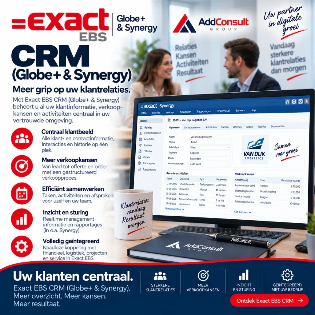 Exact EBS CRM (Globe+ & Synergy)